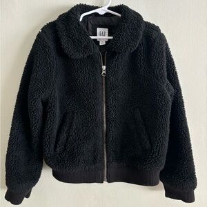 GAP Kids Black teddy Jacket